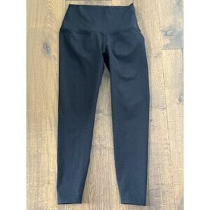 Beyond Yoga Snake High-Waisted Cropped Leggings Pull On Black Women's Size XS